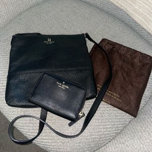 Kate Spade Crossbody Purse And Wallet $100